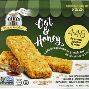 Comprar bakery on main gluten free granola bars oat & honey -- 5 bars preço no brasil bars food & beverages granola bars suplementos em oferta suplemento importado loja 85 online promoção -