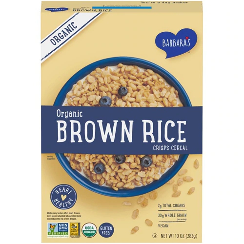Cereal Integral de Arroz Orgânico Barbara's - 283g
