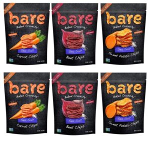 Bare Baked Crunchy Veggies Variety Pack - Mix de Vegetais Assados e Crocantes (6x40g)