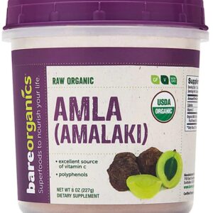 Pó de Amla Orgânico Cru BareOrganics - 227g (Amora Indiana)