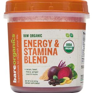Comprar bareorganics energy & stamina blend raw -- 8 oz preço no brasil food & beverages nori suplementos em oferta vegetables suplemento importado loja 71 online promoção -