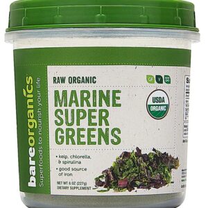 Comprar bareorganics marine super greens powder raw -- 8 oz preço no brasil food & beverages nori suplementos em oferta vegetables suplemento importado loja 15 online promoção -