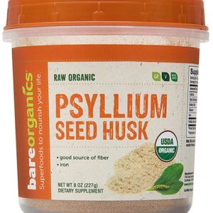 Comprar bareorganics psyllium seed husk -- 8 oz preço no brasil fiber gastrointestinal & digestion psyllium husks suplementos em oferta vitamins & supplements suplemento importado loja 33 online promoção -