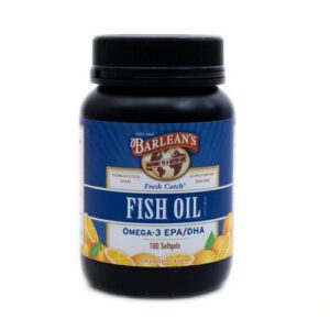Barlean's Fresh Catch Óleo de Peixe Sabor Laranja 100 Cápsulas Gelatinosas