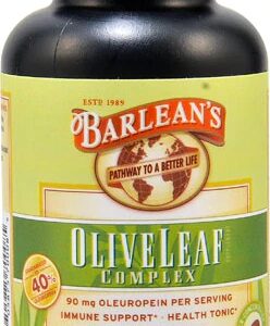 Barlean's Olive Leaf Complex 60 Cápsulas Gelatinosas - Extrato de Oliva Potente