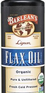 Óleo de Linhaça Orgânico Barlean's Lignan 237ml - Rico em Ômega 3, 6 e 9