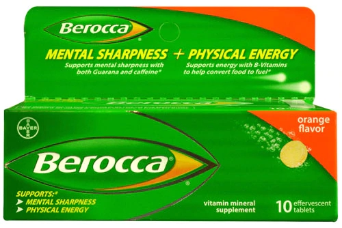 Bayer Berocca® Laranja 10 Comprimidos Efervescentes - Vitalidade e Energia
