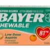Comprar bayer chewable low dose aspirin orange -- 81 mg - 36 chewable tablets preço no brasil acne bath & body care beauty & personal care skin treatment suplementos em oferta suplemento importado loja 3 online promoção -