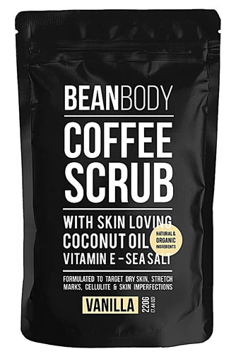 Bean Body Esfoliante de Café com Baunilha 210g - Pele Radiante e Macia