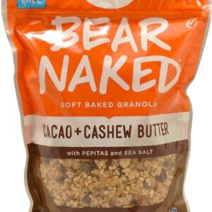 Granola Macia Sem Glúten Bear Naked Cacao com Manteiga de Castanha - 312g