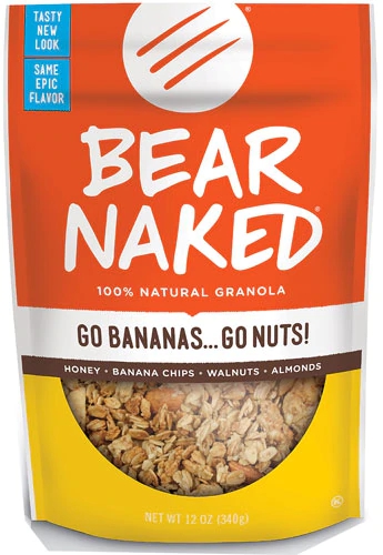 Granola Bear Naked Mel, Banana Desidratada, Nozes e Amêndoas - 340g