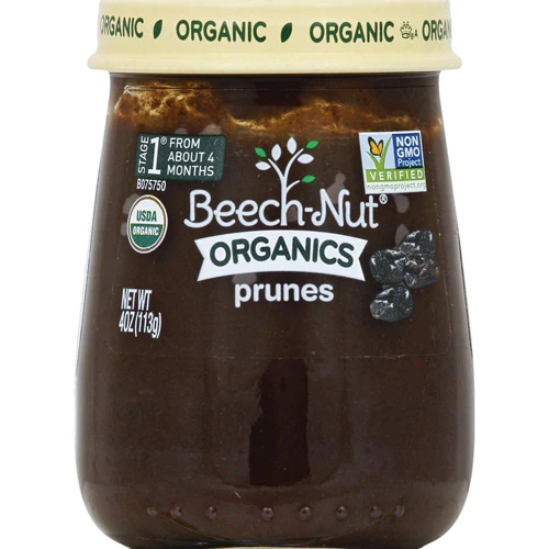 Purê Orgânico de Ameixa Beech-Nut Etapa 1 – 113g (Pacote com 10)