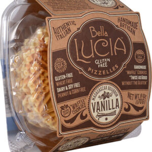 Bella Lucia Pizzelles Waffle Cookie Sem Glúten Sabor Baunilha - 170g