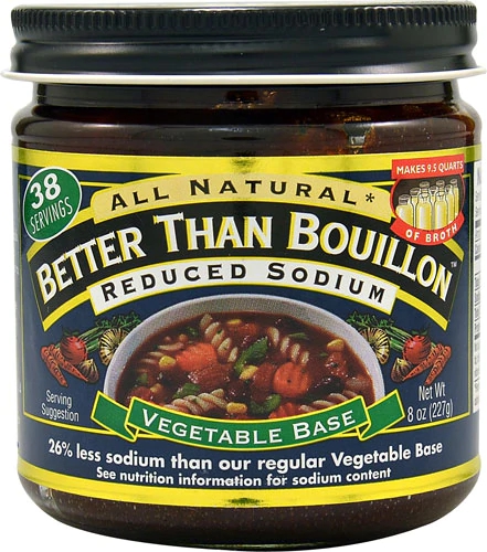 Better Than Bouillon Caldo de Legumes Reduzido em Sódio 227g - Sabor Intenso e Saúde