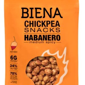 Biena Chickpea Snacks Habanero - Grão de Bico Picante 142g