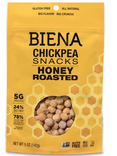 Biena Grão de Bico Assado com Mel - 142g