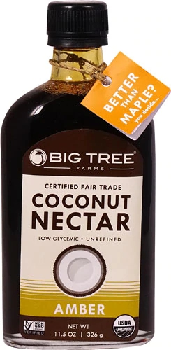 Big Tree Farms Néctar de Coco Orgânico Âmbar - 326g