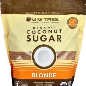 Açúcar de Coco Orgânico Big Tree Farms 907g: Adoçante Natural e Nutritivo