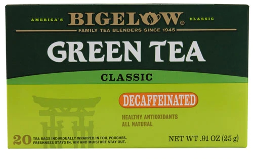 Chá Verde Descafeinado Bigelow Classic - 20 Sachês (28g)
