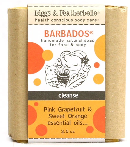 Sabonete Artesanal Biggs & Featherbelle Barbados® Toranja e Laranja - 100g