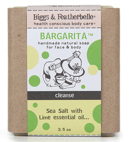 Sabonete Natural Biggs & Featherbelle Bargarita Sal Marinho com Limão - 100g