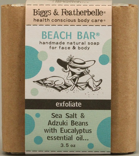 Sabonete Esfoliante Biggs & Featherbelle Beach Bar 100g - Pele Renovada e Macia