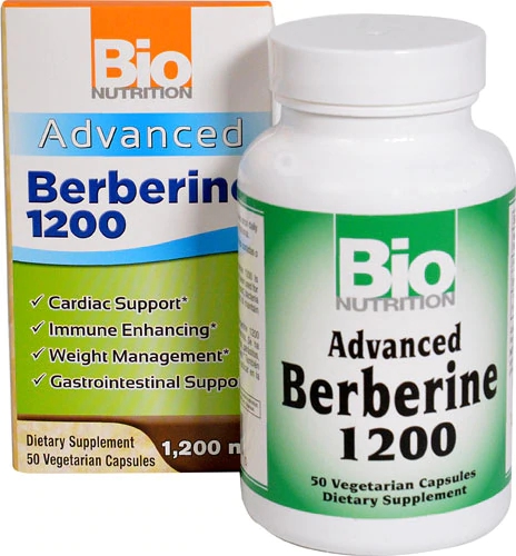 Bio Nutrition Advanced Berberina HCL 1200mg - 50 Cápsulas Vegetarianas