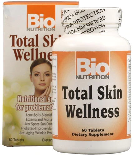 Bio Nutrition Total Skin Wellness 60 Tablets - Saúde e Vitalidade da Pele