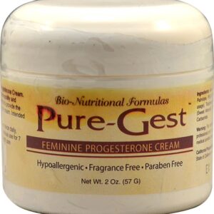 Bio-Nutritional Formulas Pure-Gest Feminine Progesterone Cream Fragrance Free -- 2 oz