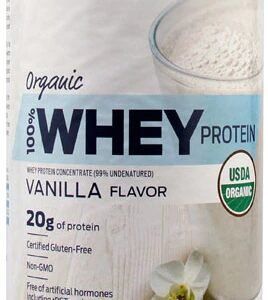 Whey Protein Orgânico Biochem Sports Baunilha 360g
