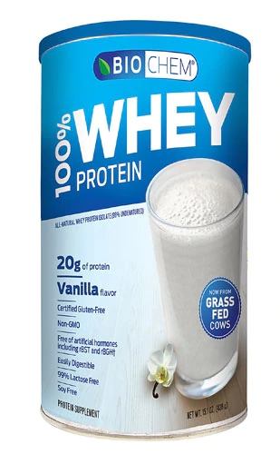 Whey Protein Isolado Biochem Sports Baunilha 428g - Máxima Pureza e Recuperação Muscular