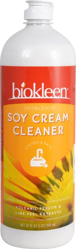 Limpador Cremoso Biokleen para Cozinha e Banheiro à Base de Soja 946ml (32 fl oz)