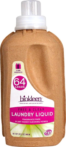 Sabão Líquido Biokleen Free & Clear - 1,89 Litros (64 Lavagens) - Hipoalergênico