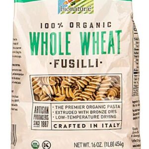 Comprar bionaturae organic 100% whole wheat fusilli pasta -- 16 oz preço no brasil food & beverages pasta suplementos em oferta wheat pasta suplemento importado loja 19 online promoção -