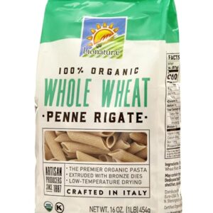Comprar bionaturae organic 100% whole wheat penne rigate -- 16 oz preço no brasil food & beverages pasta suplementos em oferta wheat pasta suplemento importado loja 17 online promoção -