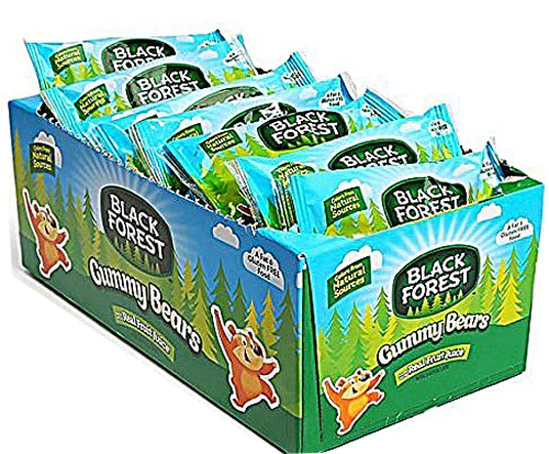 Gomas Black Forest - Ursinhos de Goma 24 Pacotes - Sabor Frutas