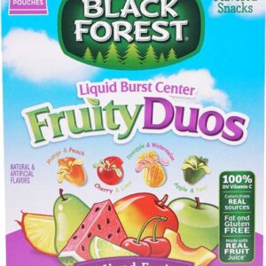 Black Forest Liquid Burst Center Fruity Duos Frutas Mistas - 40 Sachês para Energia e Bem-Estar