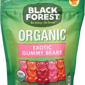 Gomas Black Forest Orgânicas Sabores Exóticos - Toranja, Laranja Sanguínea e Mirtilo-Romã - 227g