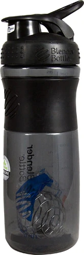 Coqueteleira BlenderBottle SportsMixer™ Tritan Grip 794g Preta - Mix Perfeito para Suplementos e Bebidas