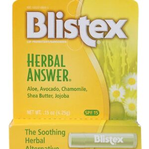 Comprar blistex herbal answer® lip balm spf 15 -- 0. 15 oz preço no brasil lip balm lip care medicine cabinet suplementos em oferta suplemento importado loja 25 online promoção -