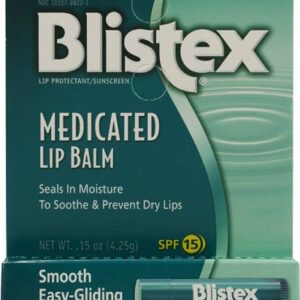 Comprar blistex medicated lip balm spf 15 -- 0. 15 oz preço no brasil lip balm lip care medicine cabinet suplementos em oferta suplemento importado loja 23 online promoção -