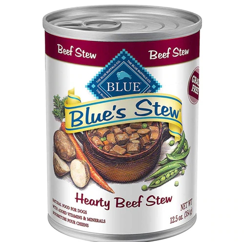 Blue Buffalo Blue's Stew Cão Sabor Carne Deliciosa - 12 Latas x 354g