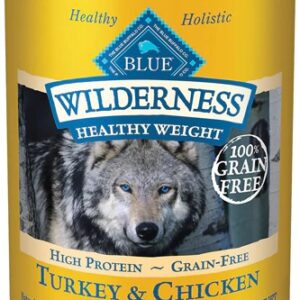 Blue Buffalo Wilderness Dog Healthy Weight Turkey and Chicken -- 12.5 oz