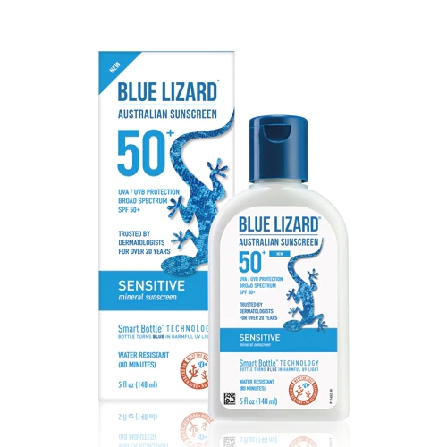 Protetor Solar Mineral Blue Lizard Sensitive FPS 50 - 142g (5 oz)