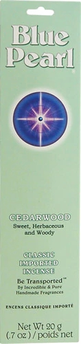 Incenso de Cedro Azul Blue Pearl - 20g - Aroma Natural para Bem-Estar