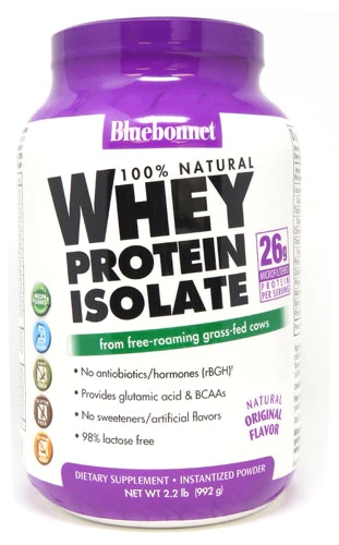 Whey Protein Isolado Bluebonnet Nutrition Natural Original 1kg - Pureza e Desempenho