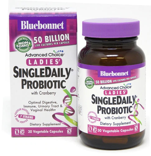 Bluebonnet Nutrition Advanced Choice Ladies Probiótico - 50 Bilhões CFU - 30 Cápsulas