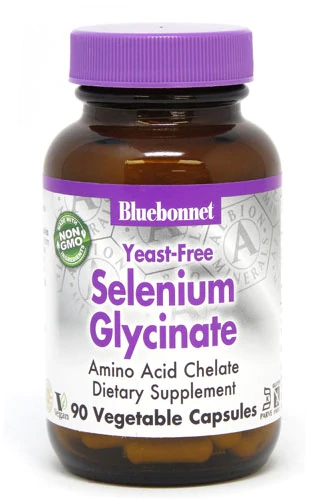 Bluebonnet Nutrition Selênio Glicinato – 90 Cápsulas Vegetais