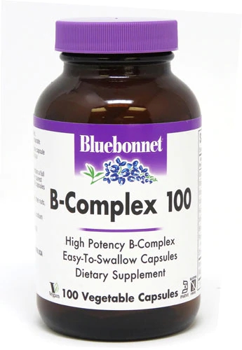 Bluebonnet Nutrition B-Complex 100 -- 100 Vegetable Capsules