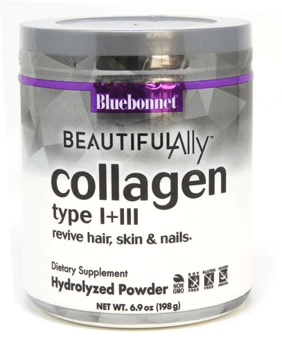 Bluebonnet Nutrition Beautiful Ally Colágeno Tipo I e III - 196g